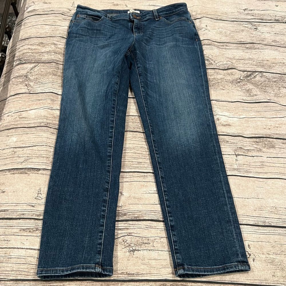 Eileen Fisher Organic Slim Leg Jeans size 8